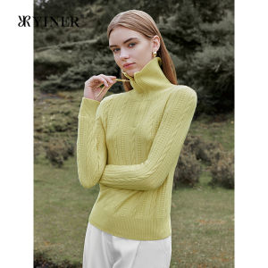 Casual Style Wool-Cashmere Blend Knit Sweater