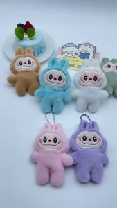 COD Cartoon Cute Labubu Plush Doll Keychain-Girls Backpack Decoration Pendant- High Quality Uniqu