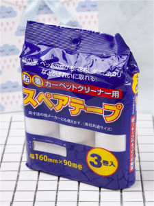 Pet Hair Cleaning Roll Sticky Tape Dust Remover Replaceable Roll for Clothes Storage And Organization by Japanese Brand