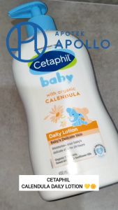 CETAPHIL BABY DAILY LOTION WITH ORGANIC CALENDULA 400ML LOSION KRIM BAYI KULIT SENSITIF