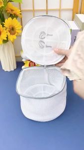 [HCM]TÚI GIẶT HOÀNG GIA CAO CẤP 3 LỚP THÊU HÌNH VÀ CHỮ DÀY DẶN KHÓA KÉO CHẮC CHẮN .MẪU MÀU HỒNG & XÁM