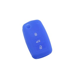 Silicone Car Key Cover Case for Volkswagen VW Golf Bora Jetta POLO Passat Skoda Superb Octavia Fabia SEAT Ibiza Leon