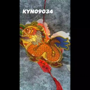 MC11 -  Gantungan Puzzle Naga Imlek LED . Gantungan Bola Naga LED