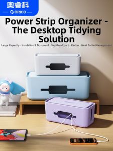 Orico | Cable Organizer and Power Strip Desktop Cord Manager