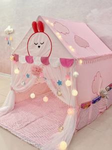 Bunny Childrens Tent Indoor Game House Household Baby Girl Princess Castle Small House Toy House Split Bed