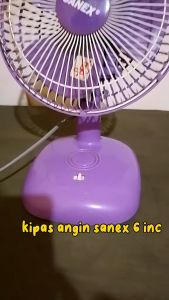 Sanex Kipas Angin Meja Mini - 6 inch - FD0687 - FREE ONGKIR Jabodetabek