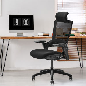 Mellet | Fully Adjustable Office Swivel Chair | Ergonomic Lumbar Support | Breathable Mesh | PU Leather 3D Armrest | 1-YR Local Warranty