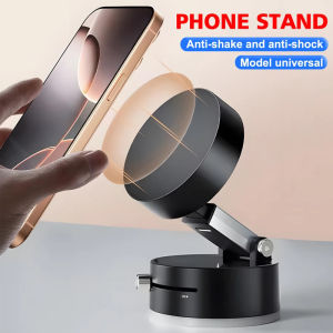 Retractable Car Vacuum Adsorption Magnetic Suction Bracket 360° Rotating Multifunction Folding Storage Bracket Suitable For Samsung Huawei