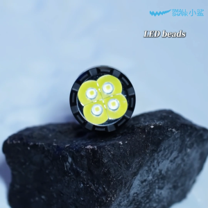 SMILING SHARK Z6 LED Flashlight Rechargeable Torch Light 12000LM 4Mode Stepless Dimming Type-c Outdoor Emergency Flash Light Waterproof Household Night Hiking