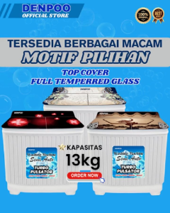DENPOO MESIN CUCI 2 TABUNG KAPASITAS 13 KG - DW 9893