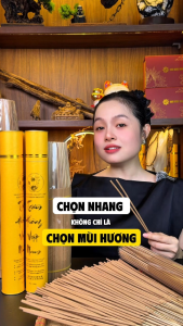 Nhang cây trầm hương thơm đốt xông nhà tẩy uế đồ thờ cúng phong thủy Sơn Mộc Hương