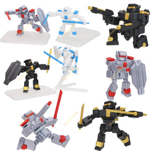 3D Printed War Machine Robot Action Figure with Weapons Movable Joints Mini Model Toys Desk Decoration for Boys Gift Collectible