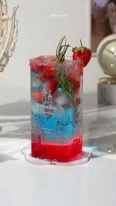 Strawberry Syrup Delifru 1 Liter - Sirup Strawberry Premium