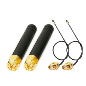 2PCS 3DBI 868Mhz 915MHz LoRa Antenna with U.FL I-P-E-X1 to SMA Connector for Lora Board ESP32 Lora32u4 II WiFi Lora32 15cm Cable