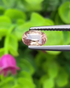 พลอย คัลเลอร์เชนจ์ แซฟไฟร์ Color Change Sapphire 1.19 กะรัต (Cts.) ดิบ พร้อมใบเซอร์ พลอยแท้ อัญมณีมงคลประจําวันเกิด เครื่องประดับพลอย