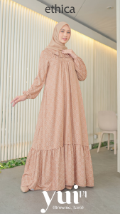YUI 14 GAMIS SIMPEL KEKINIAN TERBARU BY ETHICA DAILY CASUAL COCOK UNTUK KAJIAN