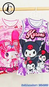 KIDS JERSEY TERNO KUROMI FOR 8-13 YRSOLD