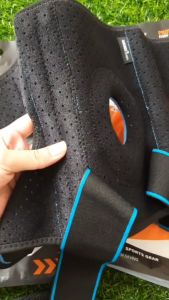 Bộ 2 đai bảo vệ khớp gối Aolikes A-7908 có lò xo trợ lực cao cấp Sport Knee Pad