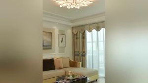 1-year warranty LED three-color ceiling lamp Flower lamp nordic creative warm bedroom living room decorative light