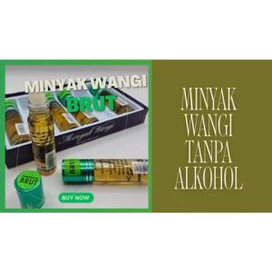 Brut (8ml) - Minyak Wangi Tanpa Alkohol Perfume Attar Oil Non-Alcohol Readystock Travel