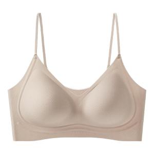 Miiow | Cat Woman Invisible Thin Foundation Liquid Bra Womens Breathable Cool Sensation Seamless Strapless Gathered Summer Bra