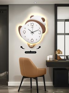BEISIJIA | New Panda Design No-drilling Creative Silent Wall Clock