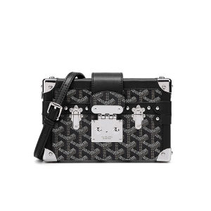 Fashionable Mini Black Box Bag Womens Crossbody Shoulder Bag Edmond Classic Retro Versatile Small Square Bag for Young Women