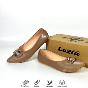 LOZTA Sepatu Flatshoes Wanita SF 03 Motif Pita Cantik Anggun Shoes Flat Karet