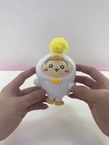 Bandai | Dễ Thương Kawaii Usagi Hachiware Momonga Gà Con Vịt Sang Trọng Móc Khóa Anime Búp Bê Nhồi Bông Mặt Dây Chuyền Túi Charm Treo Quà Tặng 10Cm