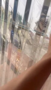 2 tấm ( Khổ rộng 1.05m x dài 1m ) Tôn nhựa Poly MÀU TRONG dạng sóng lấy sáng che nắng che mưa.