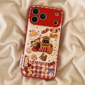 TUZHEER | Protective Case All-around Anti-drop Embroidered Red Dog for Women