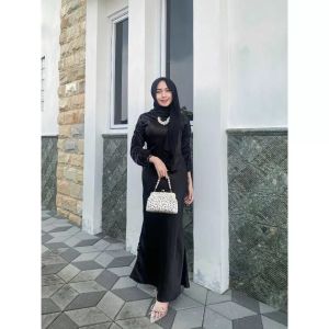 Clemira Dress silk satin Serut Tangan Dress kondangan Viral Dress Bridesmaids viral