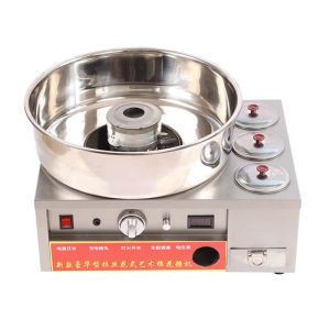 Commercial Cotton Candy Maker Stainless Steel Gas Cotton Candy Flower Type Sugar Floss Machine 40cm Diameter Easy to Operate
