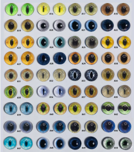 Mắt Thủy Tinh Thủ Công DIY Cho Búp Bê Rắn Rết Dinosaur Tiger Đồ Chơi Thủ Công DIY Cho Trẻ Em Từ 3-12 Tuổi