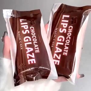 5 Pcs Chocolate Lipstick Set Lip Glaze Lipstick Matte Lip Matte Moisturizing Lip Gloss Waterproof