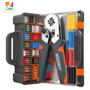Dụng Cụ Uốn Dây Điện Mini HSC8 6-4/6-6 Kẹp Sửa Chữa Kết Nối Dây Đa Chức Năng 025-10mm2/025-6mm2 Kìm Thép Carbon