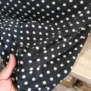 Double-Sided Knitted Silk Dot Fabric 40 Momme Non-Lightweight Knit Silk Polka Dot Mulberry Silk Base T-Shirt Home Sponge Pad