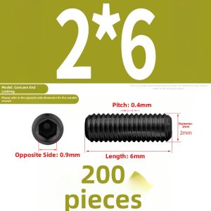 BAIRUITE | High Strength Concave End Pointed Hex Cap Screw