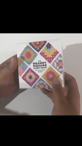 ❤❤❤Hot Sale SHNGki ชุดถักลายตารางสำหรับผู้ใหญ่ชุดถักลายคุณยาย50ชิ้น กล่อง