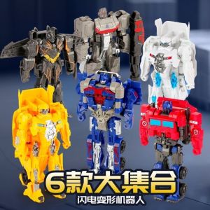 Deformation Toy Mini Transformers Bumblebee Car Robot Full Set Model Suit Boy Hand-Made Gift