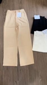 Quần đũi Nhật ống rộng - Quần đũi dáng dài ống rộng siêu Hot dáng suông - cạp chun khoá thật siêu mát cho mùa hè