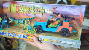 Bộ mô hình phim công viên khủng long Jurassic Park. B124-42. Hình người có khớp