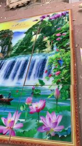 Thảm 3d gạch men trang trí nhà cửa  hiện đại