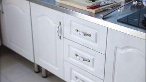 stainless steel kitchen cabinet counter top Organizer Rack Multifunction Kitchen Rack