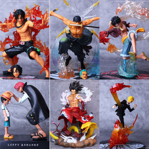 One Piece LuffyZoroSanjiUsopRobinRamiChopperBrook New World Collectibles Figure