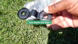 10 ชิ้น กลมเนื้อเยื่อ รูป 5.5 วินาที คลิปล็อค กรองแสง สแลนบังแดด คลิปยึดสแลนแบบกลม