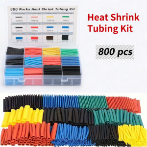 800PCS Color Heat Shrink Tube Heat Shrink Insulation Sleeve Bag PE Heat Shrink Tube