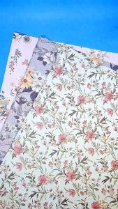 Murah!!! (1set 25lmbr) kertas kado motif flowerkeratas kado bunga Kertas Kado Setara Sanwa Sansan Wawa