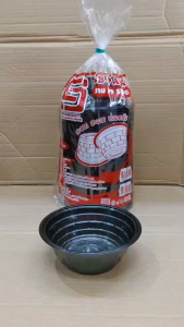 ชาม PP45 สีดำ ชามพลาสติก ยี่ห้อSB (ยกลัง) 900 ใบ