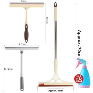 JUNENGLIANG | Glass Cleaning Tool Window Squeegee Extended Handle